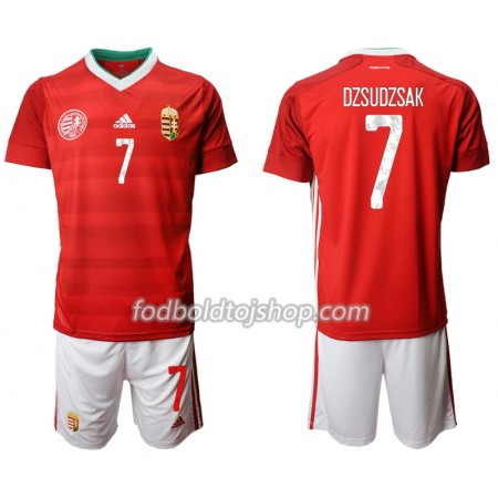 Ungarn DZSUDZSAK 7 Børn Hjemme Fodboldsæt 2020 S/S (+ Korte bukser)